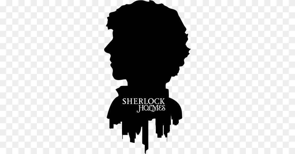 Gustore Estampados De Poleras Y Polerones Sherlock Holmes Face, Gray Free Png