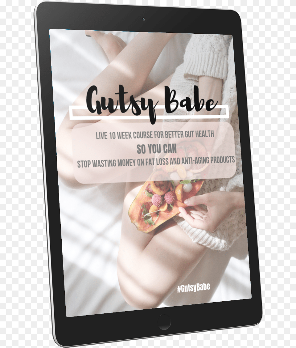 Gutsy Babe Online Program For Better Health Flyer, Computer, Electronics, Baby, Person Free Png Download