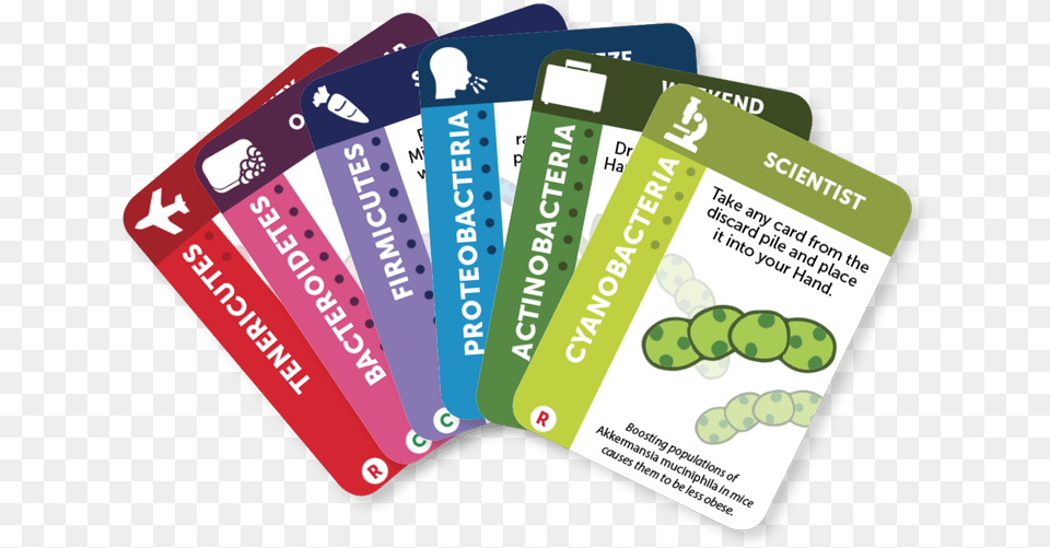 Gutsy Card Hand Microbiology Card Game, Text, Business Card, Paper Png Image