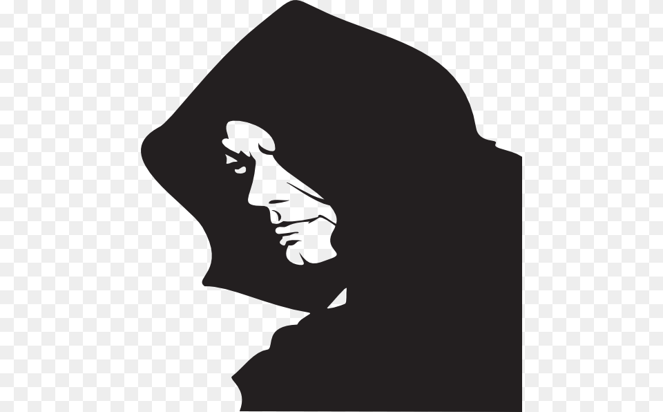 Guy Clipart Hooded Man In Hood Vector, Knitwear, Clothing, Sweatshirt, Sweater Free Png Download