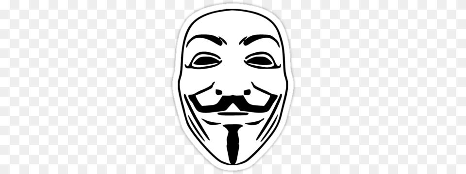 Guy Fawkes, Stencil, Face, Head, Person Png