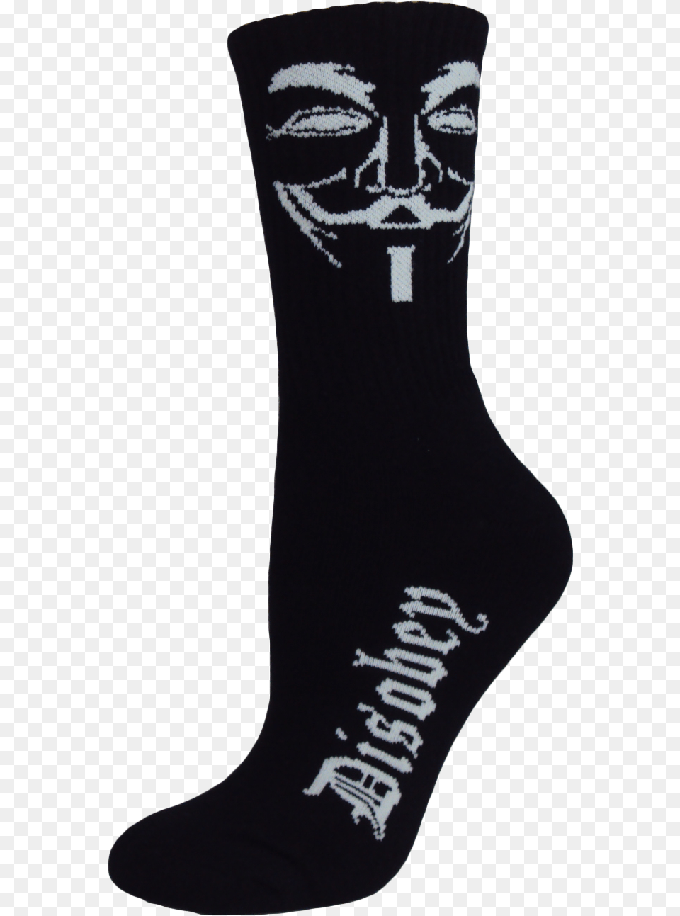 Guy Fawkes Crossfit Socks Sock, Clothing, Hosiery, Person Png