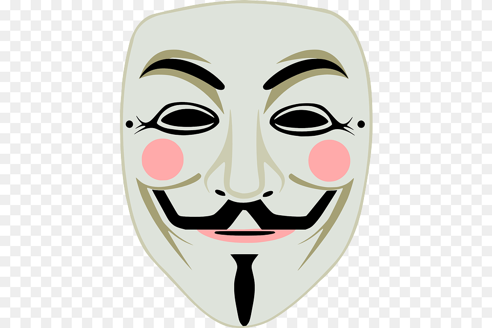 Guy Fawkes Mask, Face, Head, Person Png Image