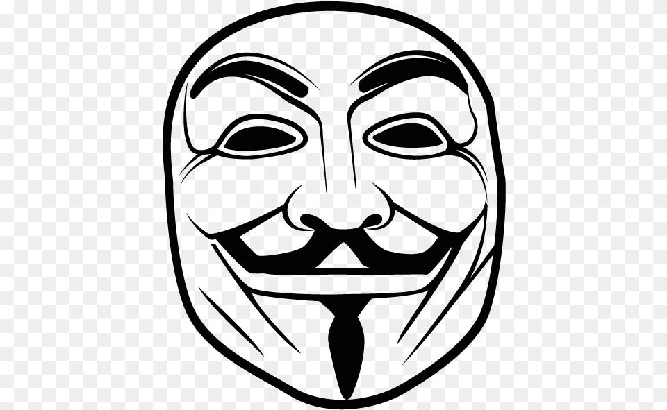 Guy Fawkes Mask Anonymous Maschera Anonymous Png