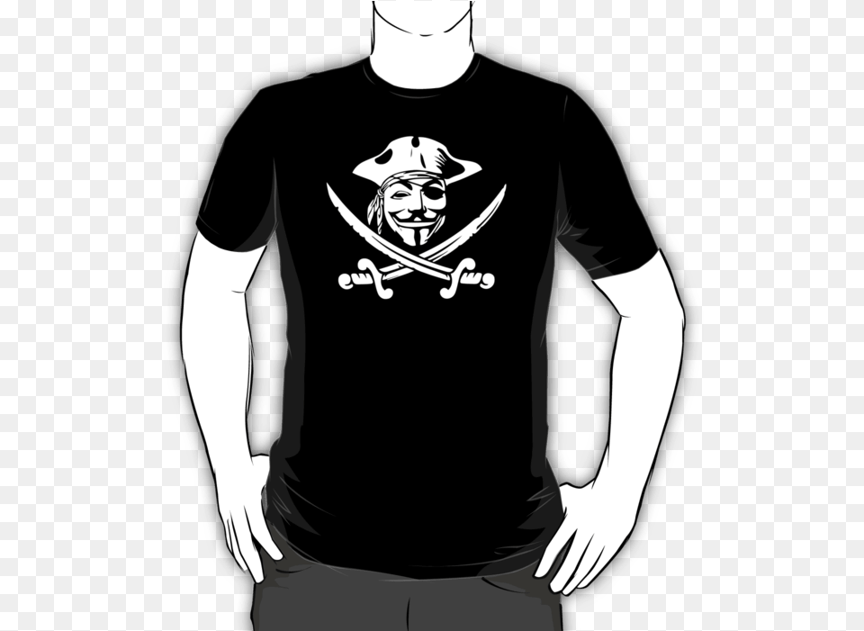 Guy Fawkes T Shirt Angular 4 T Shirt, T-shirt, Clothing, Person, Man Png Image