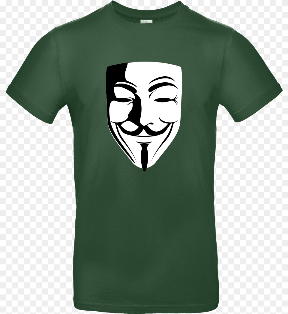 Guy Fawkes T Shirt Bampc Exact Guy Fawkes Mask, Clothing, T-shirt, Face, Head Png