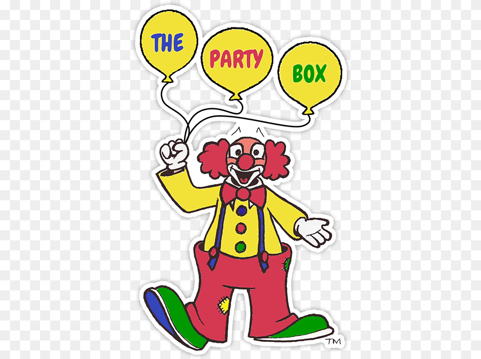 Guy Fawkes The Party Box Logo Cartoon Vippng Happy, Baby, Performer, Person, Clown Free Png Download