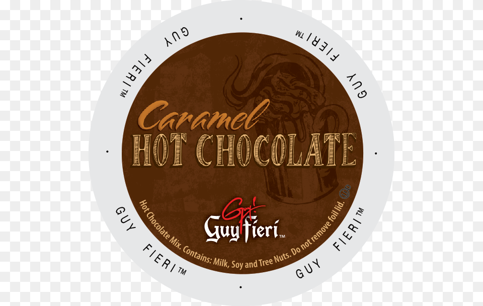 Guy Fieri Caramel Hot Chocolate One Cup 24 Pack Guy Fieri Guy Fieri Coffee For K Cupa, Alcohol, Beer, Beverage, Lager Free Png Download