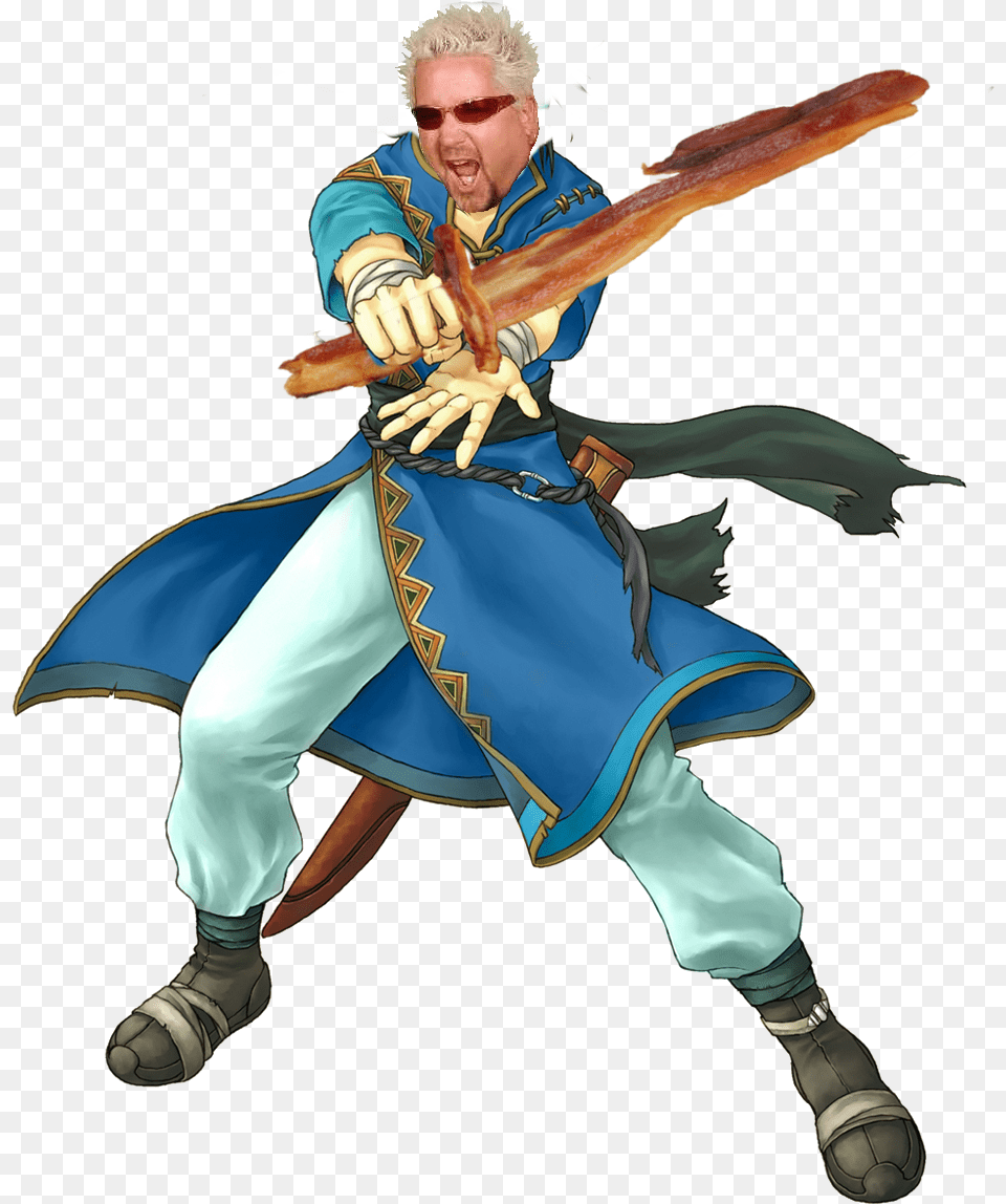 Guy Fieri Fire Emblem Heroes Guy, Sword, Weapon, Adult, Male Free Transparent Png