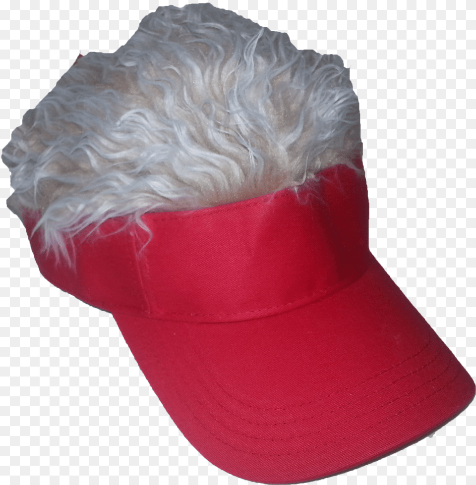 Guy Fieri Flair Hair Red Visor With Baseball Cap, Baseball Cap, Clothing, Hat Png
