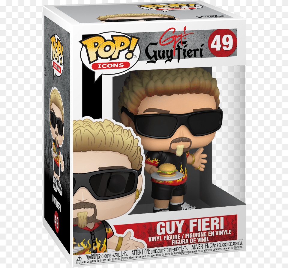 Guy Fieri Funko Pop, Accessories, Sunglasses, Baby, Person Free Png Download