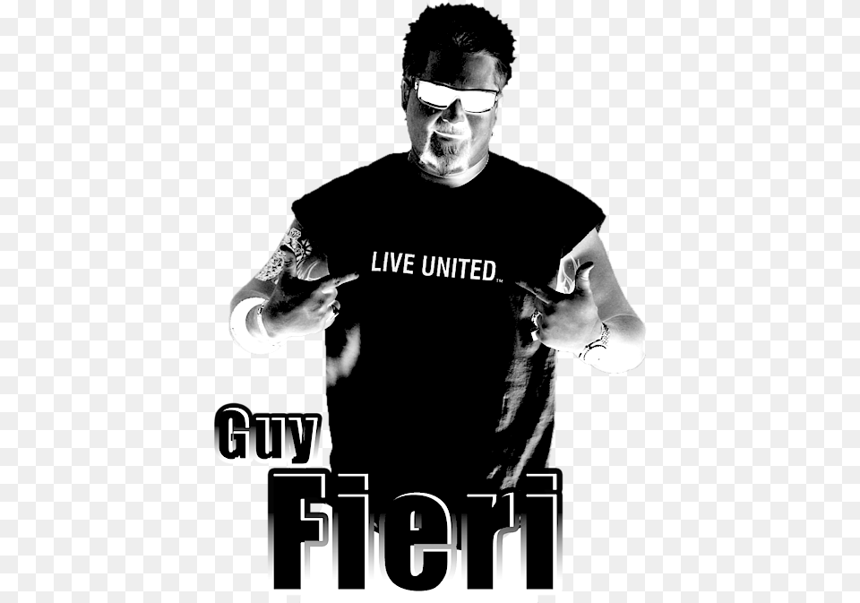 Guy Fieri Yoga Mat Guy Fieri, T-shirt, Hand, Person, Finger Free Png
