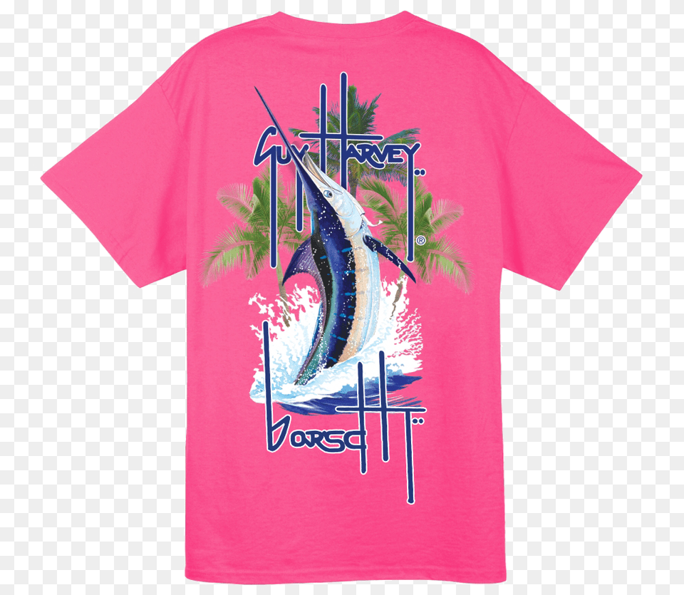 Guy Harvey Pocket Tee, Clothing, T-shirt, Beachwear Png