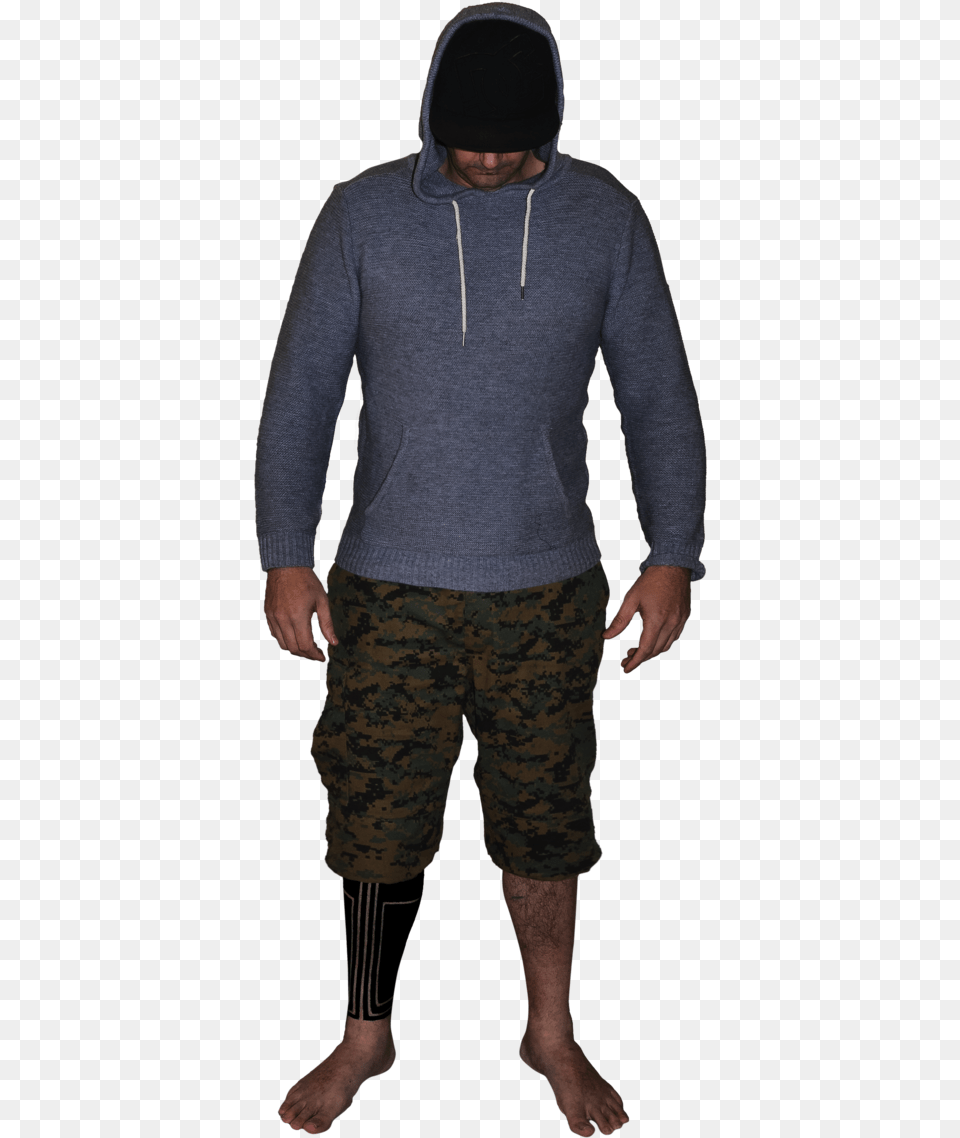 Guy Looking Down, Sweatshirt, Clothing, Sweater, Hoodie Free Png