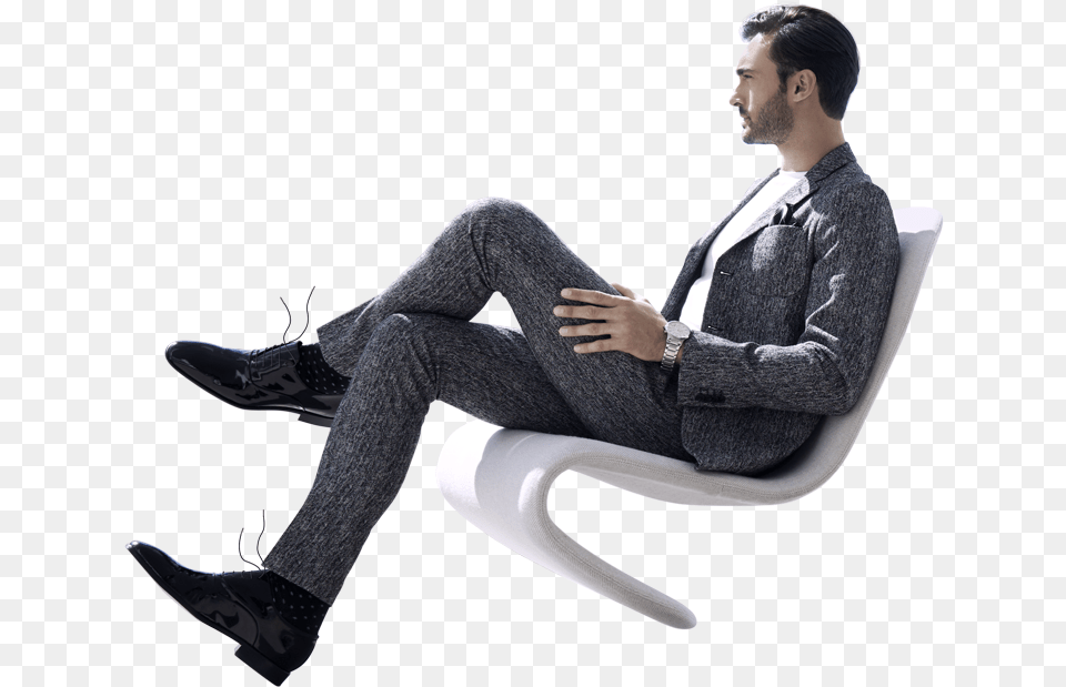 Guy Man Sitting Side, Shoe, Person, Clothing, Footwear Free Transparent Png