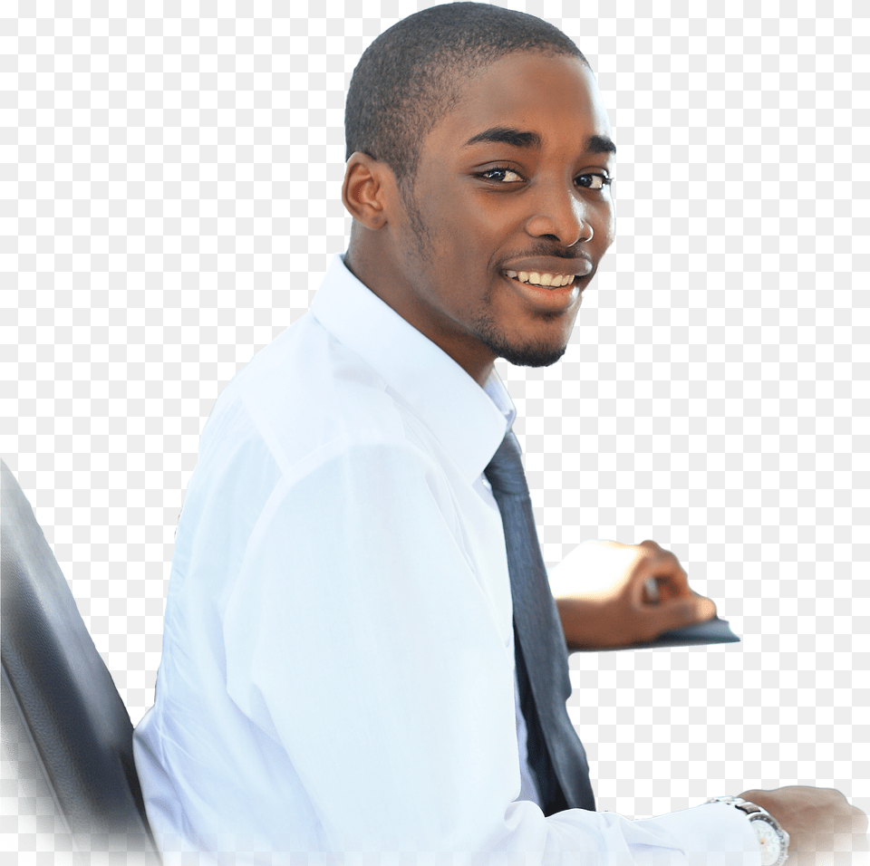 Guy On Chair In Office Sitting, Formal Wear, Clothing, Dress Shirt, Shirt Free Png