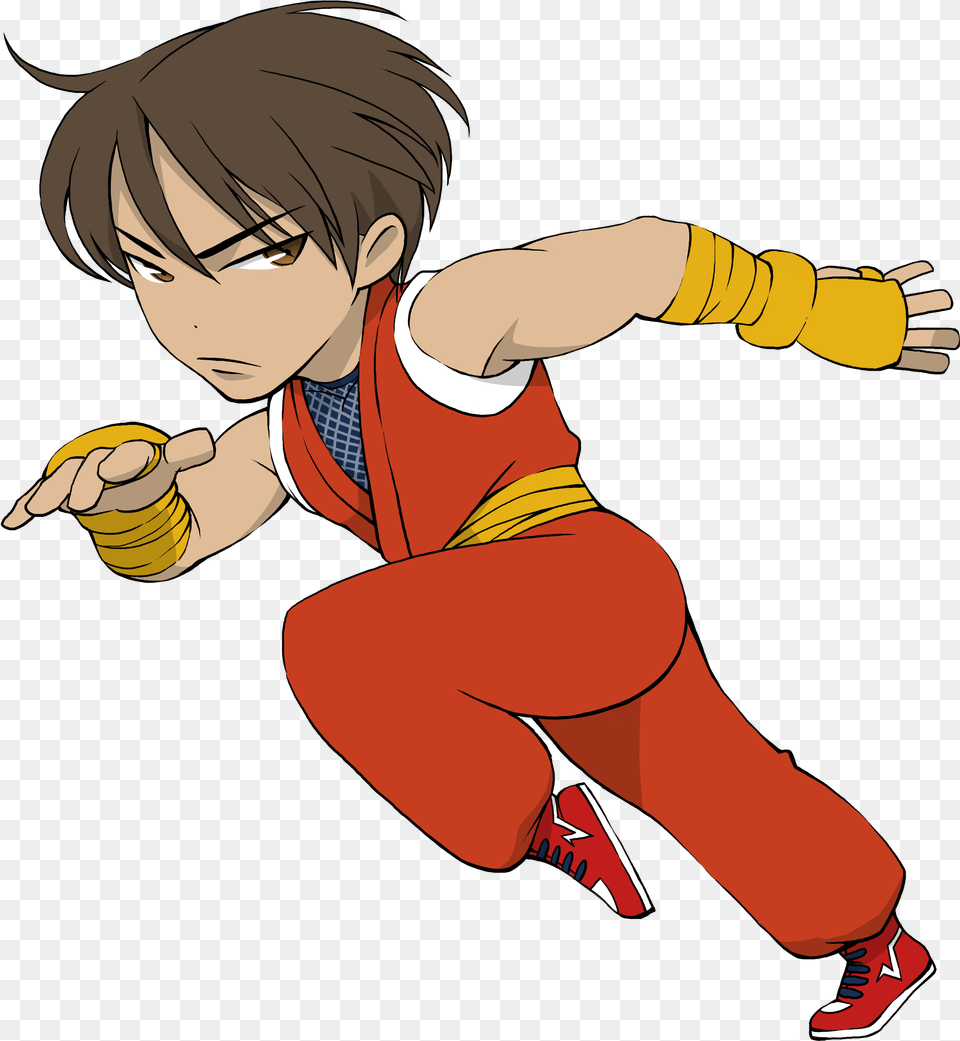 Guy Street Fighter Chibi, Book, Comics, Publication, Person Free Png