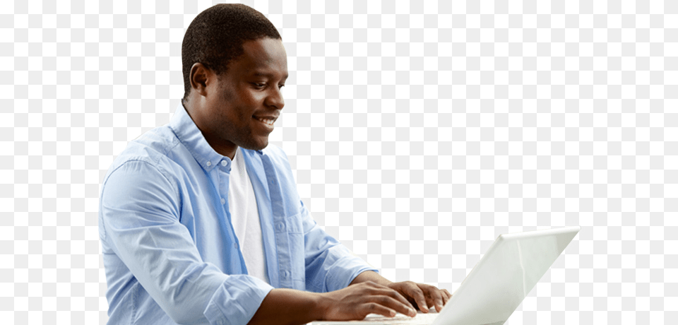 Guy Writing, Sitting, Person, Executive, Man Free Png