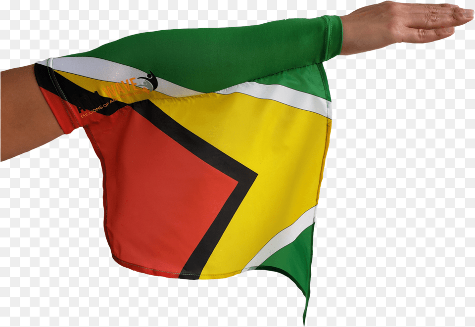 Guyana Arm And Foot Flag Modern Wear Academic Dress, Adult, Male, Man, Person Free Png