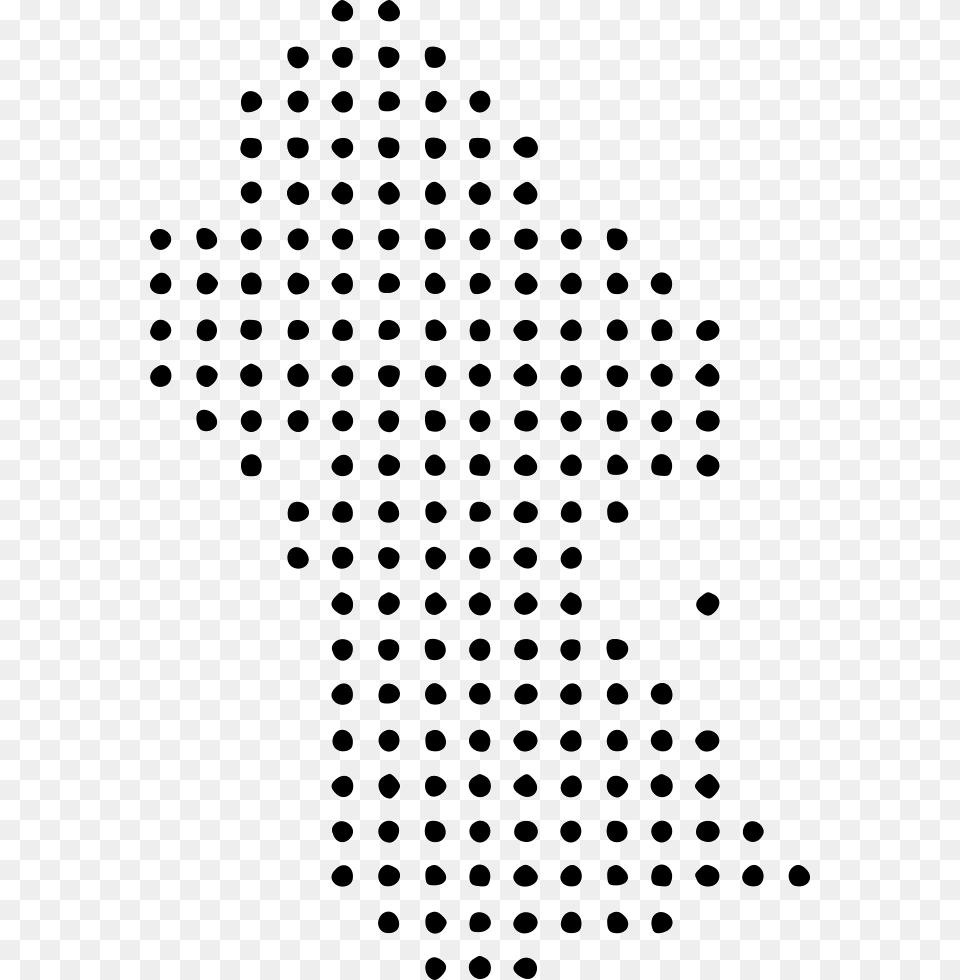 Guyana Caribbean Location Navigation Nation Halftone Circle Red, Pattern Png Image