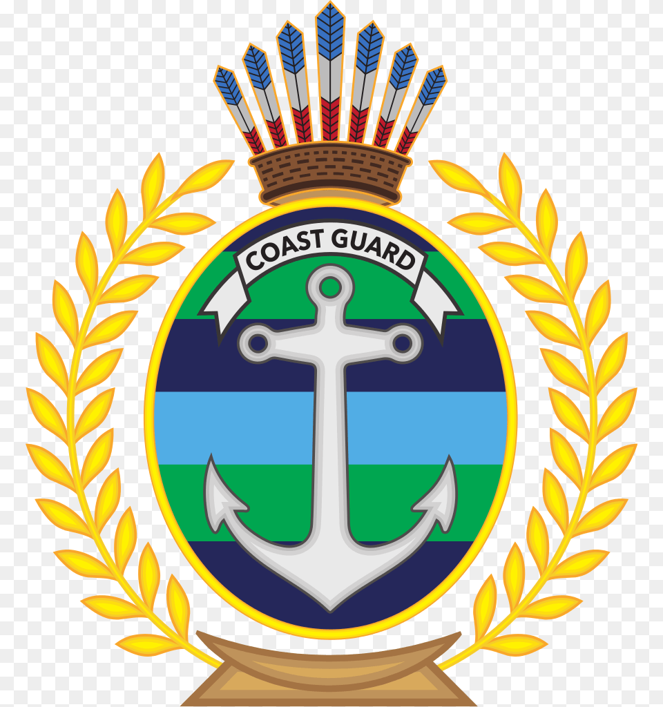 Guyana Defence Force Coast Guard Emblem, Electronics, Hardware, Symbol, Hook Png Image