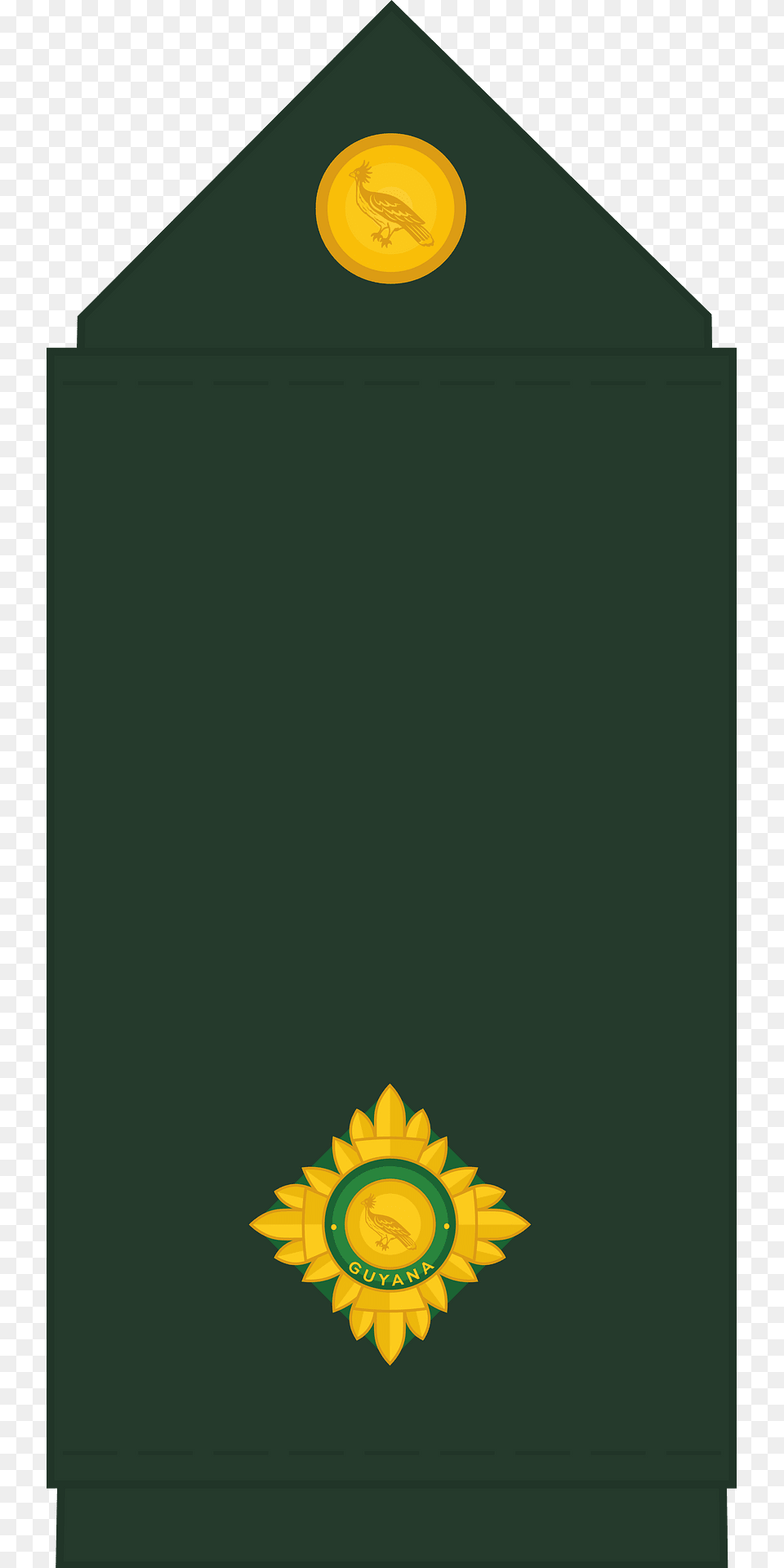 Guyana Defence Force Gdf 2nd Lieutenant Rank Insignia Clipart, Flower, Plant, Sunflower, Architecture Free Png Download