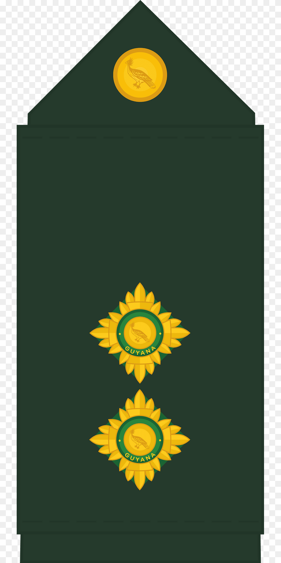 Guyana Defence Force Gdf Lieutenant Rank Insignia Clipart, Flower, Plant, Sunflower, Architecture Free Png