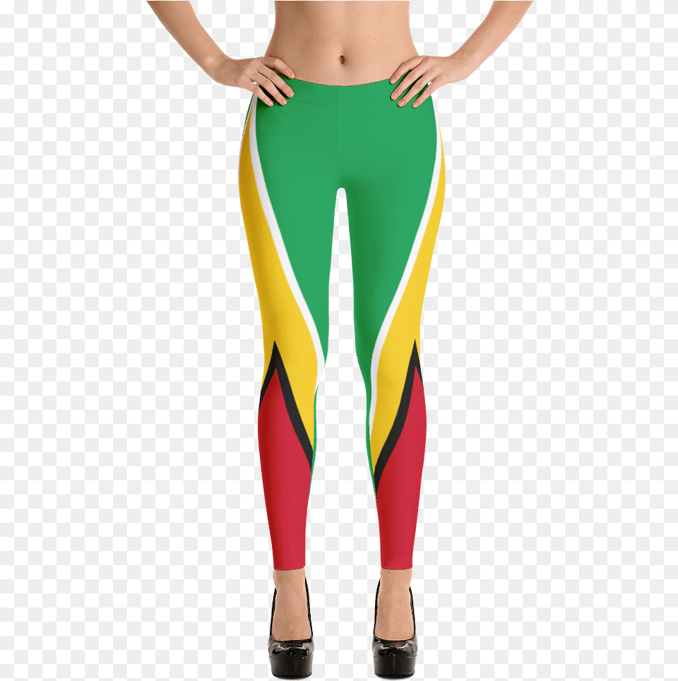 Guyana Flag, Pants, Clothing, Tights, Spandex Free Png Download