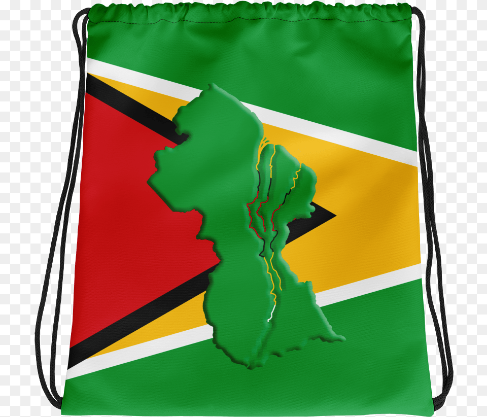 Guyana Flag Drawstring Bag Drawstring Png