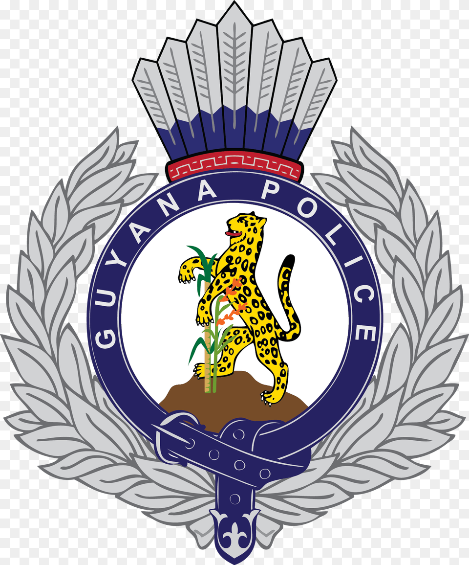 Guyana Police Force Emblem, Badge, Logo, Symbol Free Png