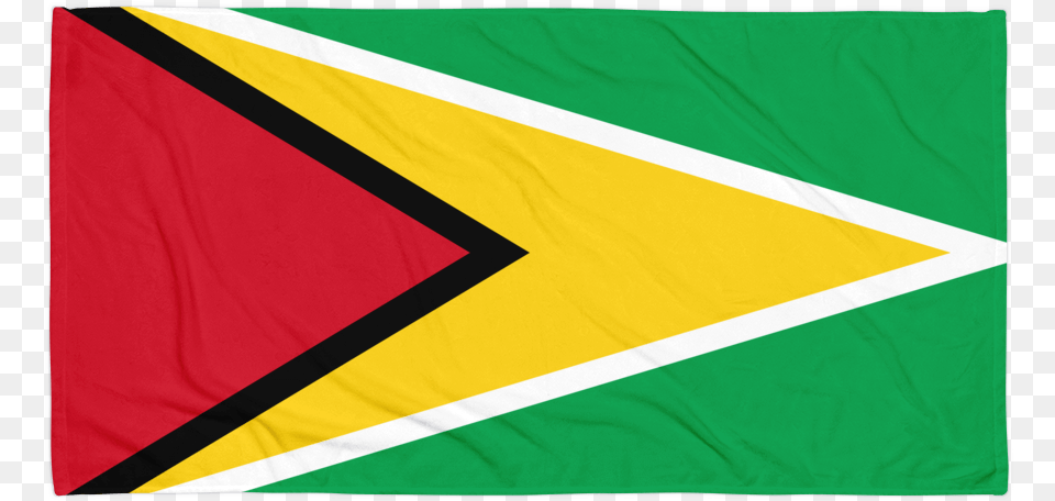 Guyana Pride Towel Guyana Flag Small, Triangle Free Transparent Png