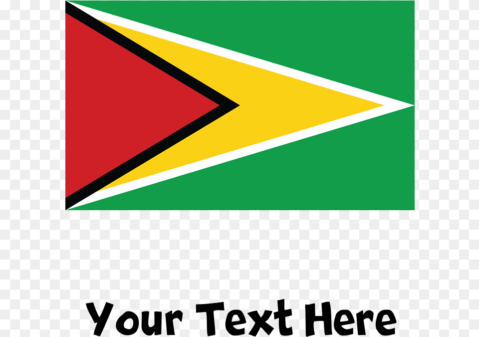 Guyanese Flag Mugs Triangle Free Png