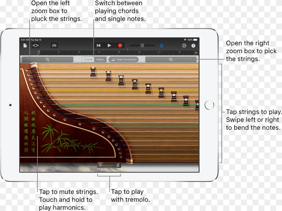 Guzheng, Musical Instrument Png Image