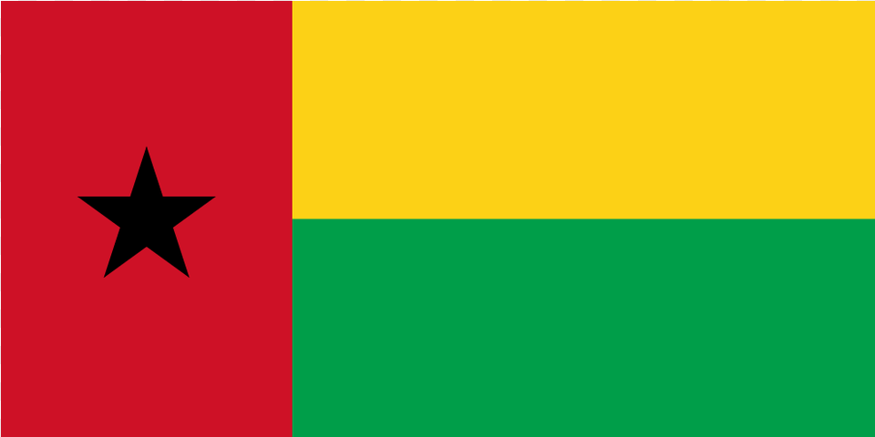 Gw Guinea Bissau Flag Icon Drapeau De La Guine Bissau, Star Symbol, Symbol Free Png Download