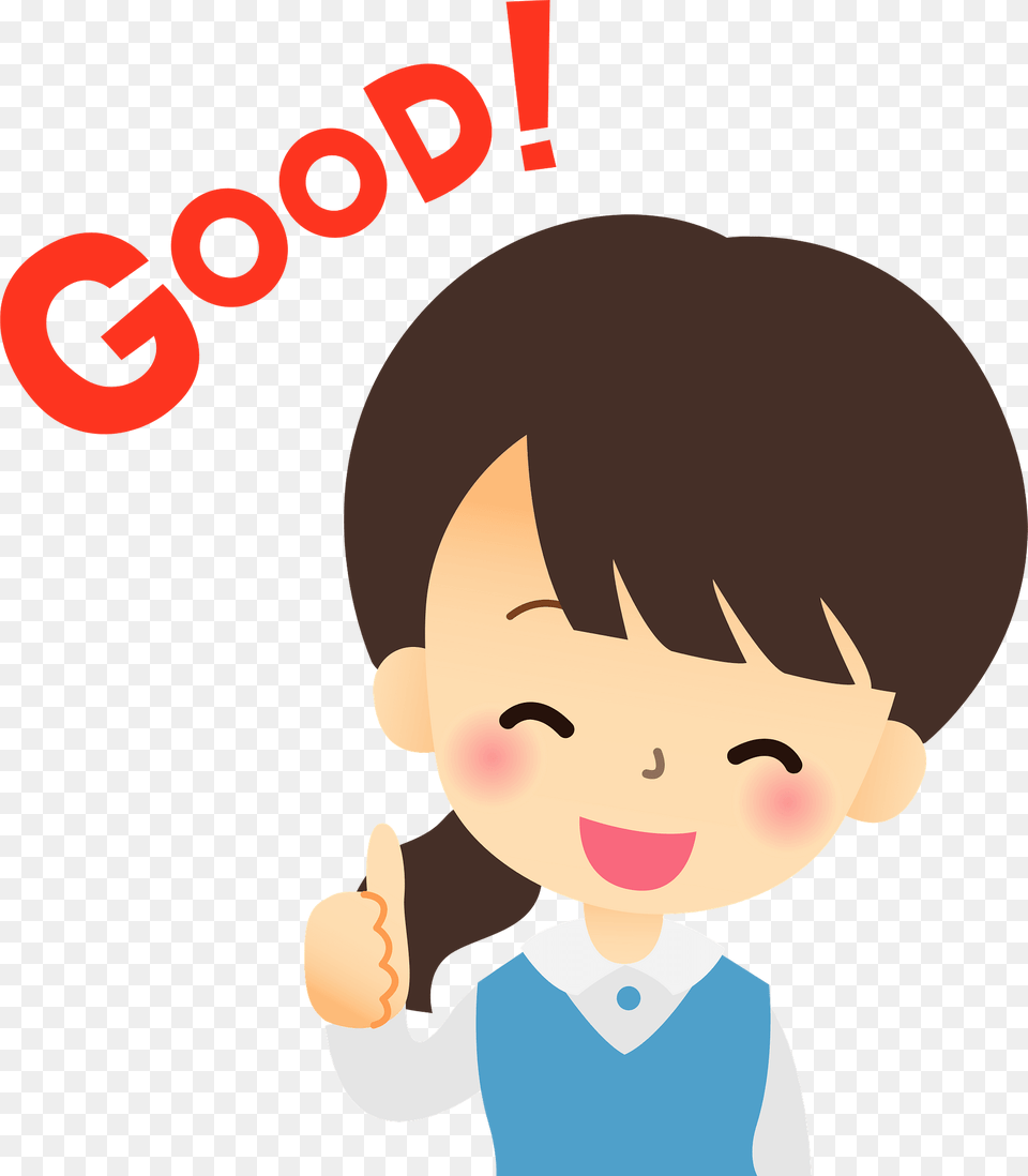 Gwen Office Lady Is Giving Thumbs Up Clipart, Hand, Body Part, Person, Finger Free Png Download
