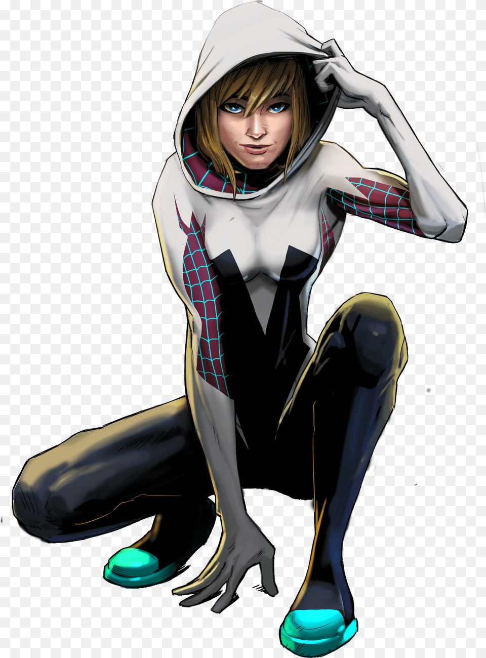 Gwendolyne Stacy Unmasked Gwen Spiderman, Book, Publication, Comics, Adult Free Transparent Png