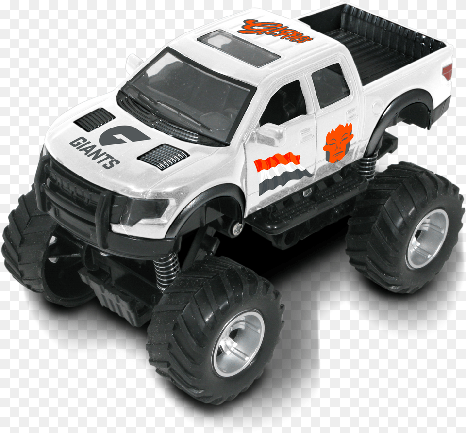 Gws Giants Afl Monster Truck Kit Monster Truck, Machine, Wheel, Car, Transportation Free Png Download