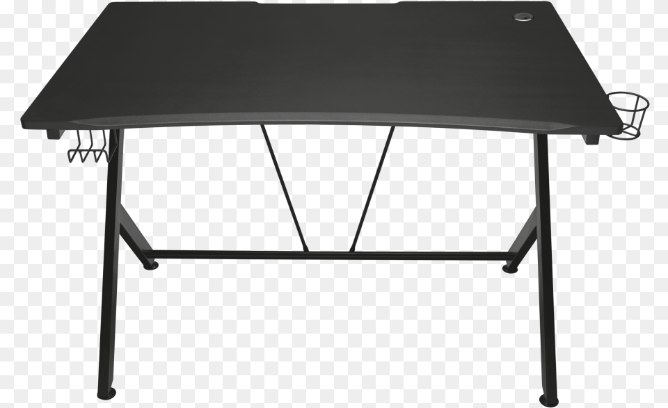 Gxt 711 Dominus Gaming Desk Arozzi Arena Leggero Compact Gaming Desk Black, Coffee Table, Furniture, Table, Dining Table Free Png