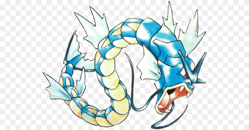 Gyarados Gen 1 Art, Electronics, Hardware, Dragon, Animal Png