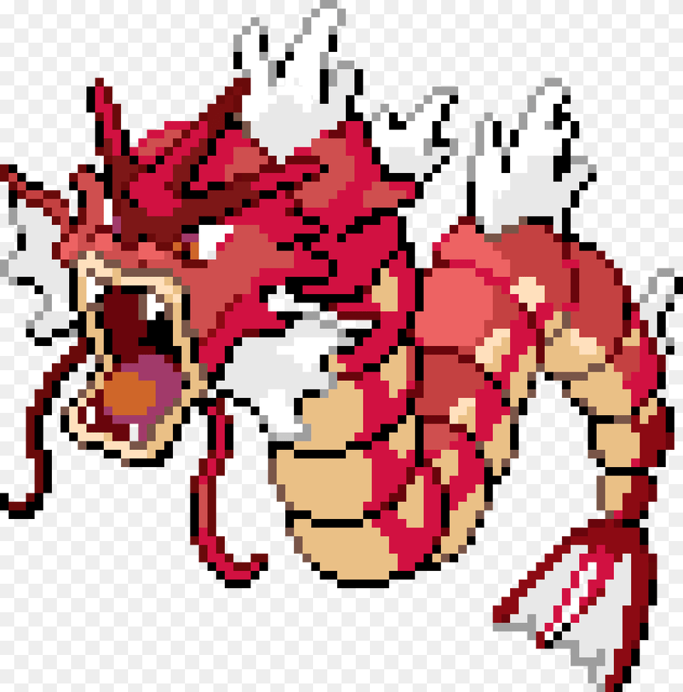 Gyarados Minecraft Pixel Art Download, Food, Seafood, Animal, Sea Life Png Image