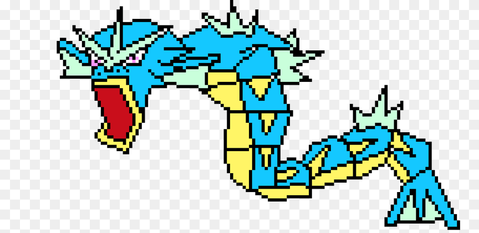 Gyarados Pixel Art Maker Free Png Download