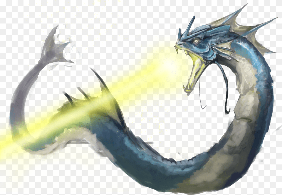 Gyarados Used Solar Beam And Dragon Png