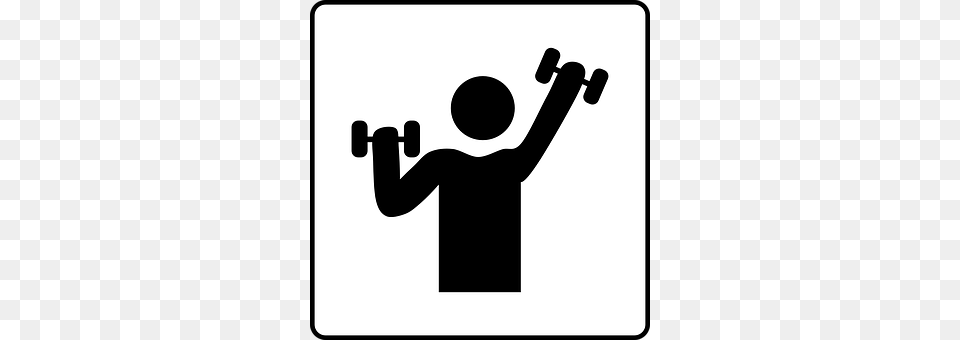 Gym Stencil, Sign, Symbol, Silhouette Free Png Download