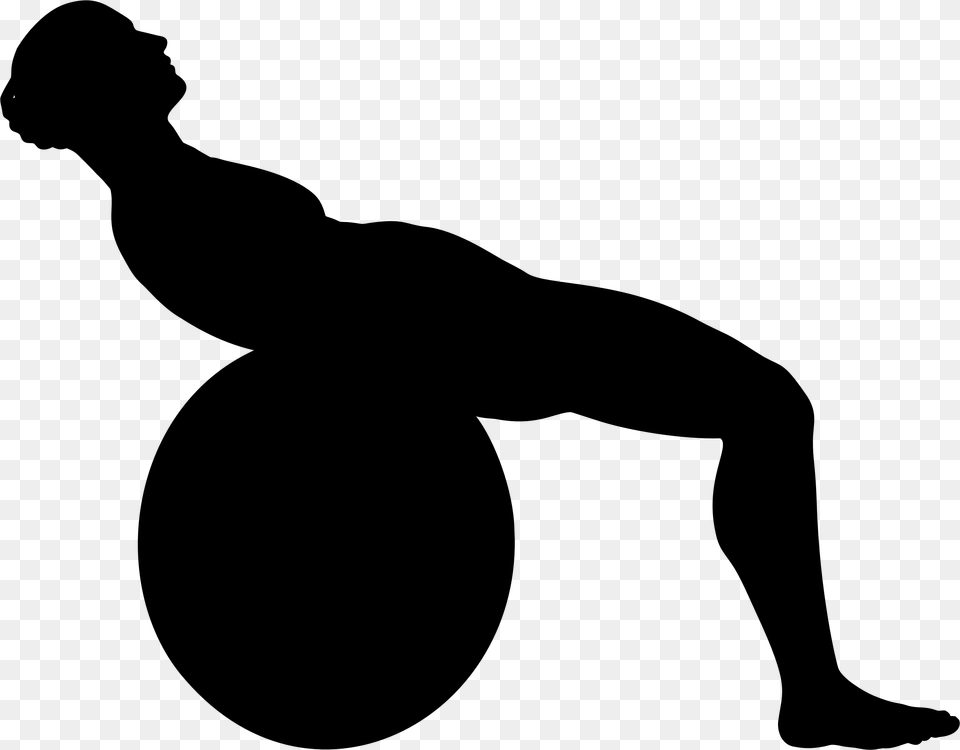Gym Ball Clipart Transparent, Gray Free Png