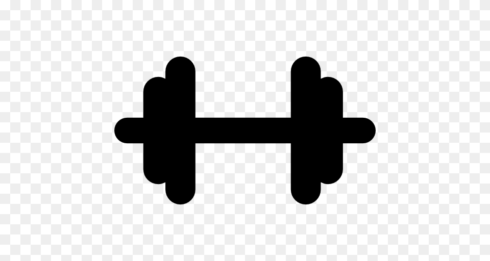 Gym Dumbbell Black Silhouette, Toy, Device, Grass, Lawn Free Transparent Png