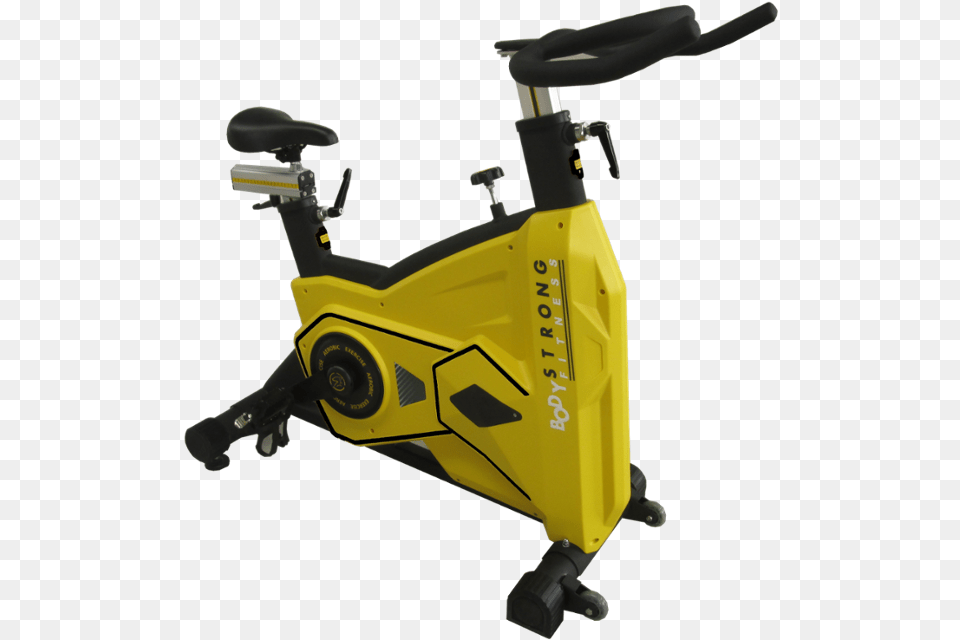 Gym Fitness Exercise Cardio Workout Exercise Spin Bike Body Strong Spin Bike, Device, Grass, Lawn, Lawn Mower Png Image