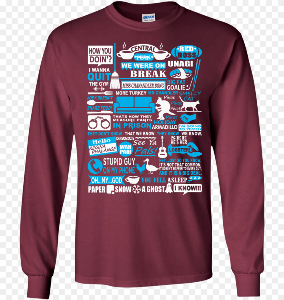 Gym Friends Forever Quotes, Clothing, Long Sleeve, Sleeve, T-shirt Free Png Download