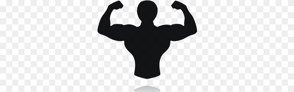 Gym Icon, Silhouette, Person Png Image