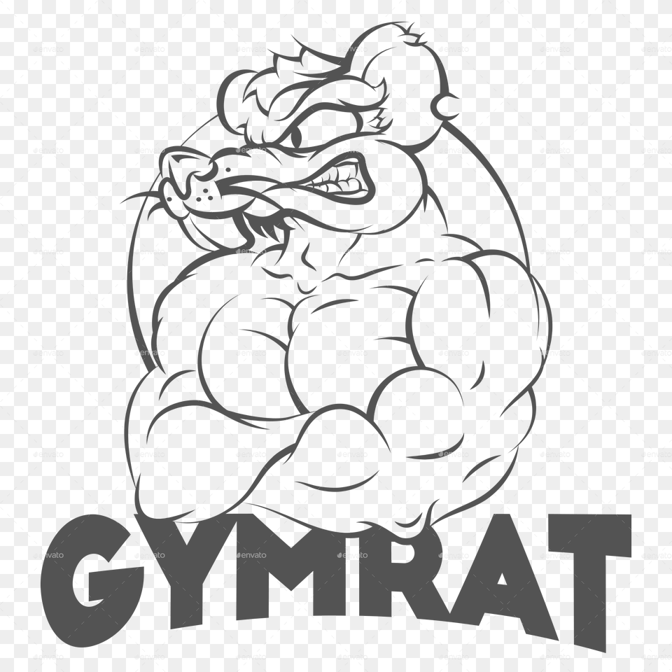 Gym Rat Vector, Smoke, Art, Graphics Free Png
