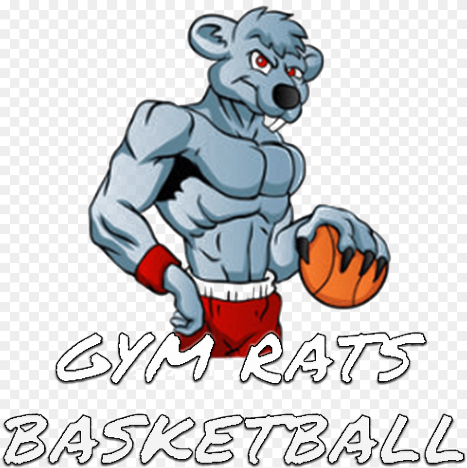 Gym Rats Basketball Mascote Rato Vetor, Baby, Person Free Png Download